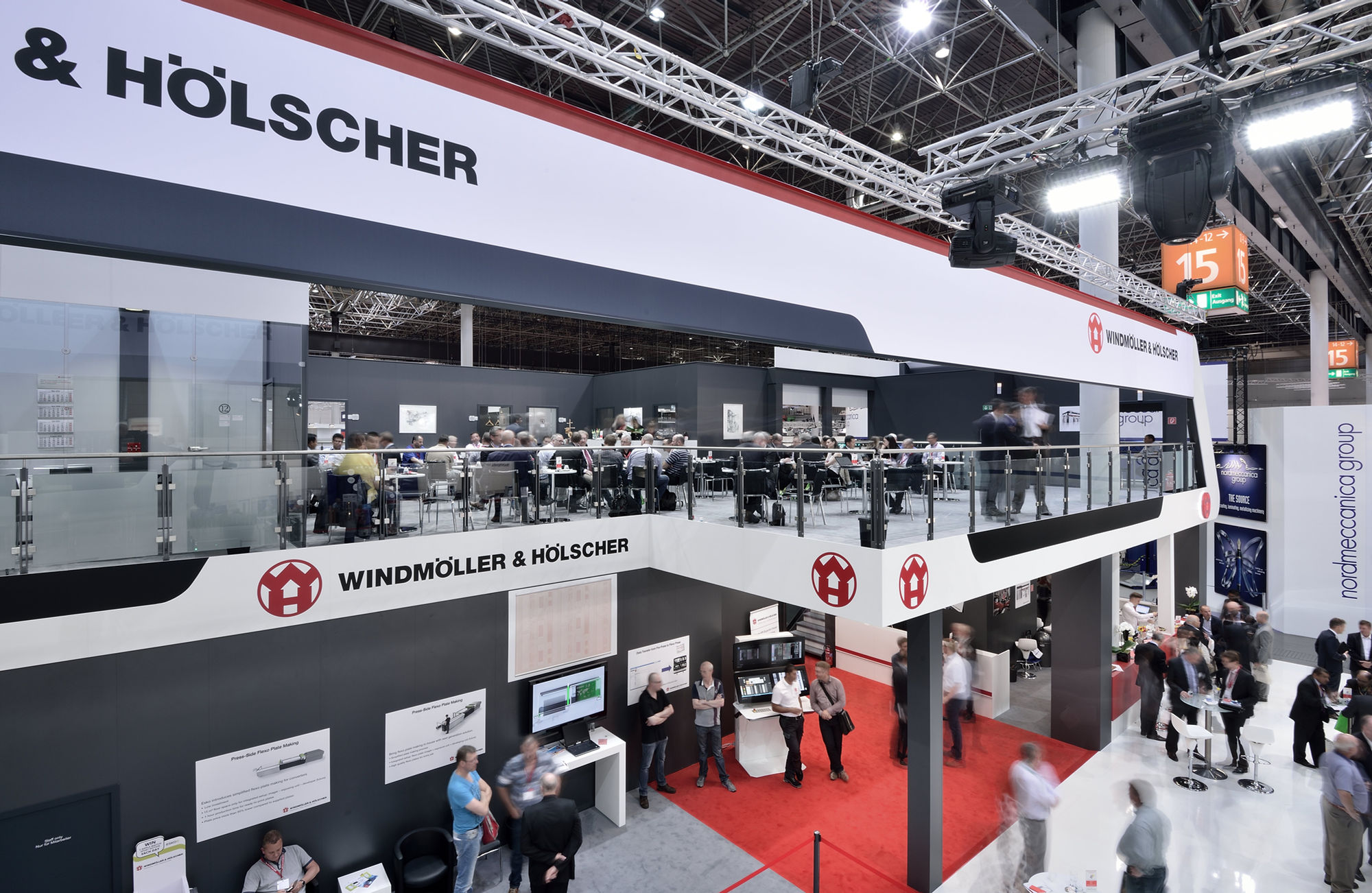 Messestand in Szene gesetzt